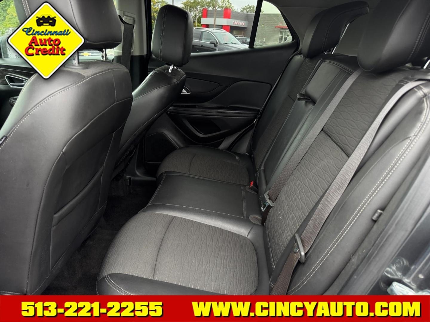 2016 Graphite Gray Metallic/Dark Cocoa Ash Gk2/Bqu Buick Encore Base (KL4CJESB0GB) with an 1.4L Ecotec 1.4L Turbo I4 138hp 148ft. lbs. Sequential Multiport Fuel Injection engine, 6-Speed Automatic w/Driver Shift Control transmission, located at 5489 Dixie Highway, Fairfield, OH, 45014, (513) 221-2255, 39.333084, -84.523834- Photo#4
