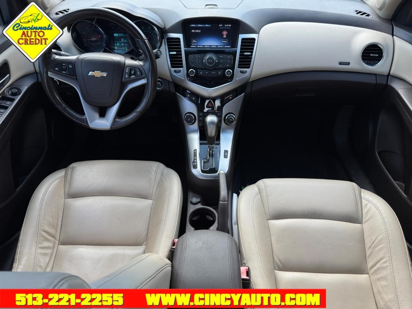 2014 Summit White Gaz Chevrolet Cruze LTZ Auto (1G1PG5SB4E7) with an 1.4L Ecotec 1.4L Turbo I4 138hp 148ft. lbs. Sequential Multiport Fuel Injection engine, 6-Speed Shiftable Automatic transmission, located at 2813 Gilbert Avenue, Cincinnati, OH, 45206, (513) 221-2255, 39.130219, -84.489189- Photo#3