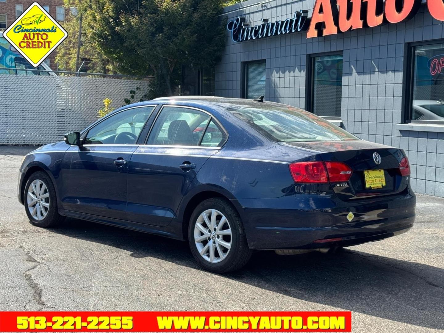 2014 Tempest Blue Metallic C1c1 Volkswagen Jetta SE PZEV (3VWD17AJ7EM) with an 1.8L 1.8L Turbo I4 170hp 184ft. lbs. PZEV Direct Injection engine, 6-Speed Shiftable Automatic transmission, located at 2813 Gilbert Avenue, Cincinnati, OH, 45206, (513) 221-2255, 39.130219, -84.489189- Photo#2