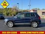 2015 Night Blue Metallic Z2z2 Volkswagen Tiguan SE 4Motion (WVGBV7AXXFW) with an 2.0L 2.0L Turbo I4 200hp 207ft. lbs. Fuel Injected engine, 6-speed Automatic with Tiptronic transmission, located at 5489 Dixie Highway, Fairfield, OH, 45014, (513) 221-2255, 39.333084, -84.523834- Photo#1