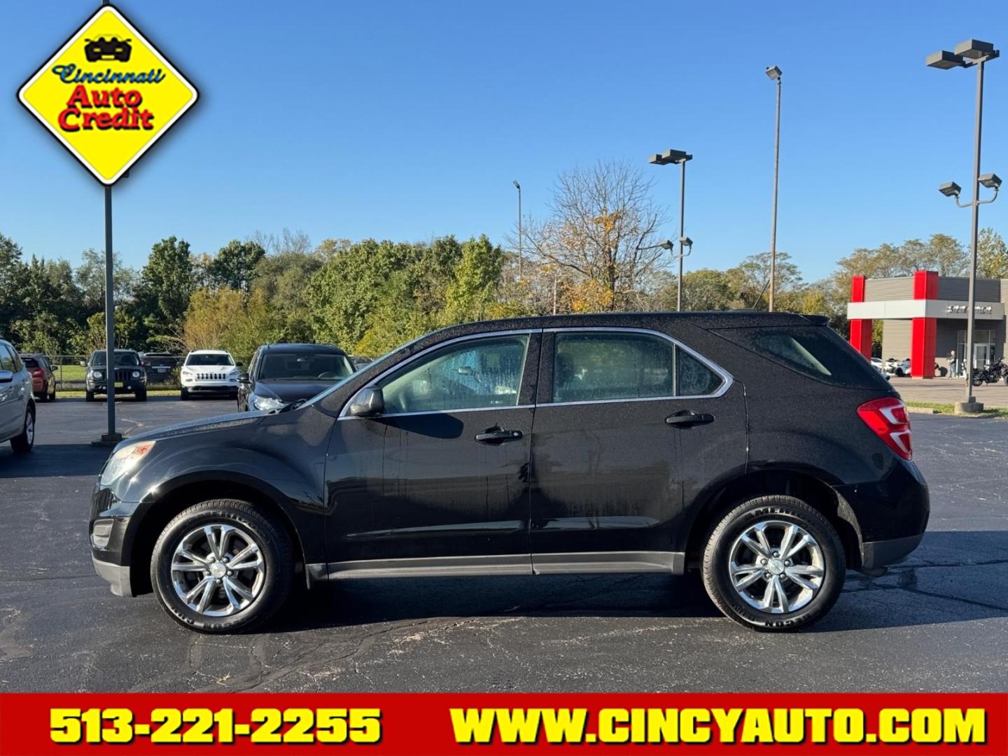 2017 Black Gba Chevrolet Equinox LS (2GNFLEEKXH6) with an 2.4L Ecotec 2.4L I4 182hp 172ft. lbs. Direct Injection engine, 6-Speed Shiftable Automatic transmission, located at 5489 Dixie Highway, Fairfield, OH, 45014, (513) 221-2255, 39.333084, -84.523834- Photo#1