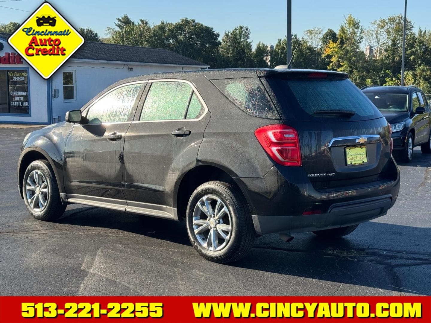2017 Black Gba Chevrolet Equinox LS (2GNFLEEKXH6) with an 2.4L Ecotec 2.4L I4 182hp 172ft. lbs. Direct Injection engine, 6-Speed Shiftable Automatic transmission, located at 5489 Dixie Highway, Fairfield, OH, 45014, (513) 221-2255, 39.333084, -84.523834- Photo#2